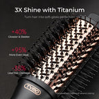 Hair Dryer Brush Blow Dryer Brush in One (Gold / 2 inches)