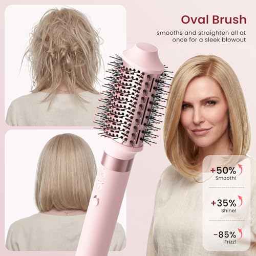 6 in 1 Hot Air Styler Wrap (Light Pink)
