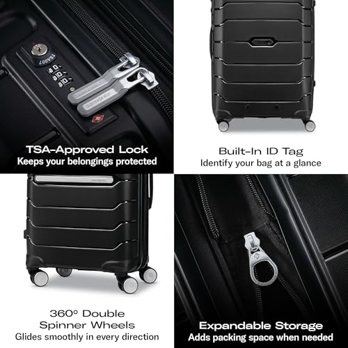 Freeform 2 Piece Luggage Set (2-Piece Set (Carry-on/Large) / Pink Rose)
