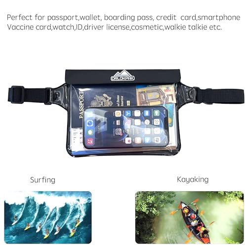 Waterproof Fanny Pack Waist Bag Pouch For Phone Passport Wallet (Lime Green)