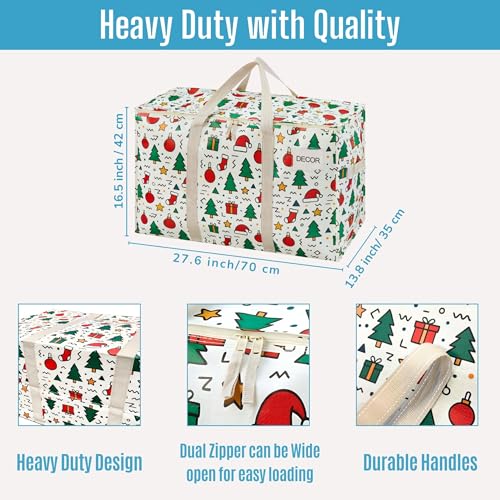 4 Pack Heavy Duty Moving Bags (4 Pack / Jingle Mix)