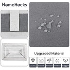 2 Pack Large Laundry Basket (125L / Grey)
