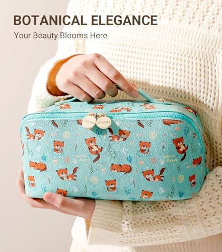 Travel Makeup Bag for Women (Lazy Otter)