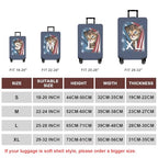 Travel Luggage Cover Suitcase Cover Protector Skins 18 (Cat A / M (for 22--24 inch luggage))