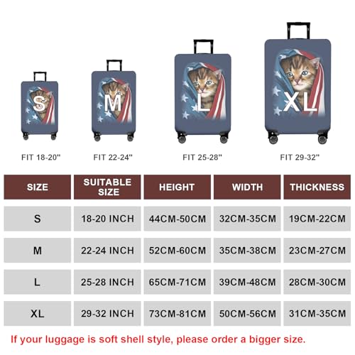 Travel Luggage Cover Suitcase Cover Protector Skins 18 (Cat A / M (for 22--24 inch luggage))