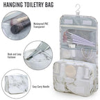 8 Set Packing Cubes for Travel Essentials (14 White Marble)