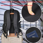 Laptop Backpack for Men Women (B Black)