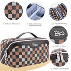 Travel Makeup Bag Organizer Cosmetic Bag (07-A-Coffee)