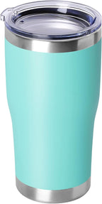 DOMICARE 20oz Tumbler with Lid Stainless Steel Tumblers Bulk, Double Wall by VisittheDOMICARE
