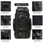 Hiking Backpack for Men 70L (70l-blackmix)
