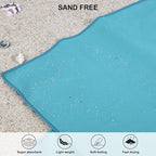 Microfiber Towel Quick Dry Camping & Travel & Gym Towel. Compact (Peacock Blue / 72.00" x 40.00")