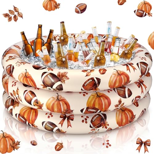 Inflatable Fall Football Cooler (Brown / Fall Football)