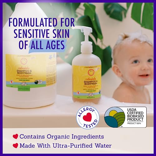 Calendula Baby Shampoo + Baby Wash (19 Fl Oz (Pack of 1))