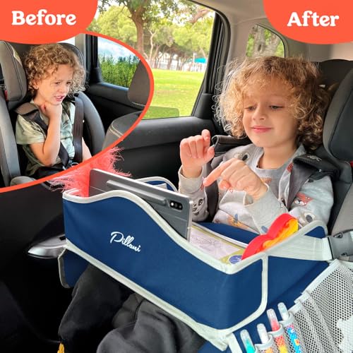 Kids Travel Tray for Car (1-pack Blue)