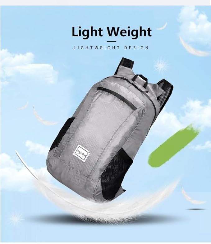 Small Foldable Hiking Daypack Packble Skin Casual Backpack Camping Cycling - Image 6