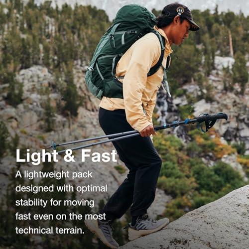 Talon 33L Men's Lightweight Hiking Backpack (33L - Standard Fit / Black/Coal Grey)