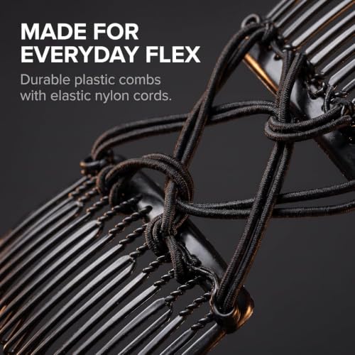 2Pcs Stretchy Comfy Hair Comb Clips