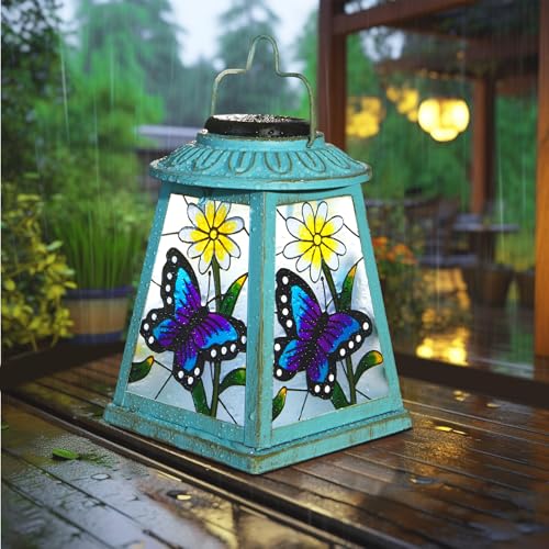 Butterfly Solar Lantern with Shepherd Hook (Butterfly)