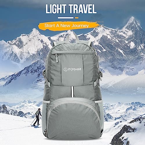 Lightweight Packable Backpack 35L (35L / C-silver Grey)