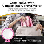 Pink Clear Makeup Bag (Large / Pink)