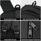 Black Backpack (Black / 17.3 Inch)