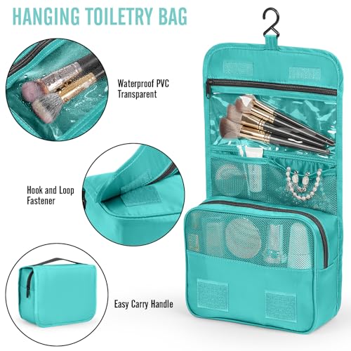 10 Set Packing Cubes for Travel Essentials (10 Teal)