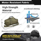 3 In 1 Tactical 85L Military Backpack Travel Duffle Bag for Weekender Gym Workout Deployment (Large (85L) / Green)