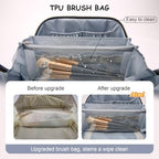 Travel Makeup Bag Organizer Cosmetic Bag (06-A-Blue)