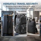 Open Alert TSA Approved Luggage Locks (Silver 2PK)