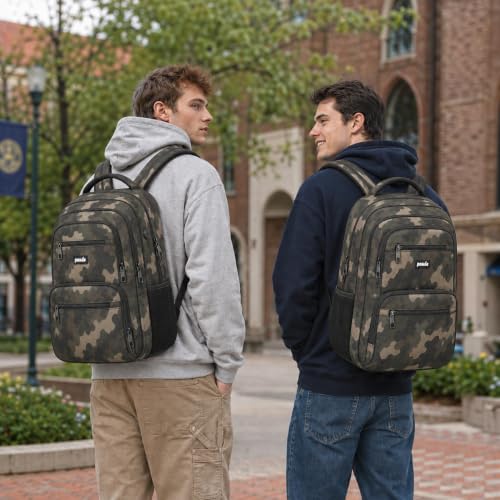 Laptop Backpack for Man and Teens (17.3inch / Camouflage Black)