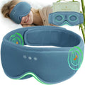 3D Bamboo Cotton Sleep Mask with Bluetooth 5.4 Headphone (Blue)