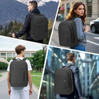 Business Travel Lightweight Laptop Backpack for Men (15.6MAX" / Classic / Black)