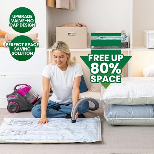 6 Pack Vacuum Storage Bags (6 Jumbo)