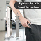 Digital Luggage Scale (White Stainless steel)