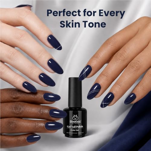 Beetles Blue Gel Nail Polish (D - Creme Blue | Eclipse Blue)