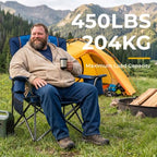 Oversized Folding Camping Chair (Blue / 1pc)