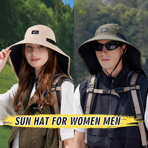 Outdoor Sun Hat for Men Women (1pack-dark Grey)