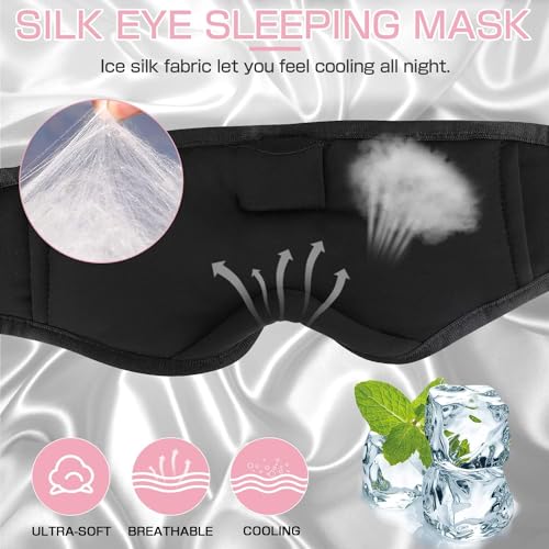 Sleep Mask with Bluetooth Headphones