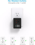 Multi Plug Outlet Extender, Power Strip Non Surge Protector Electric Outlet - Image 6