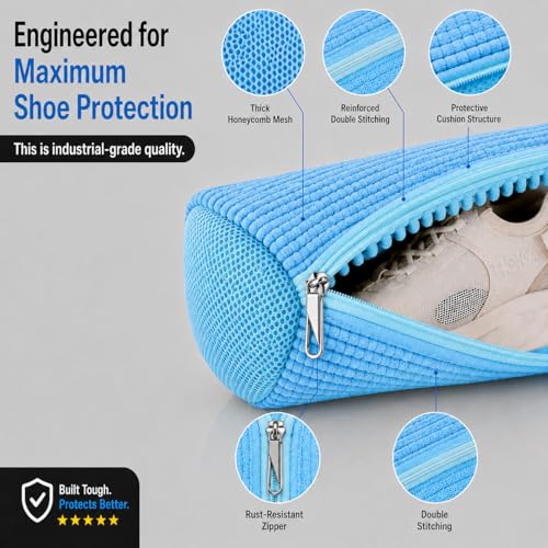 Shoe Washing Machine Bags (Blue)