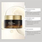 Deep Vitamin C Golden Capsule Face Moisturizer - Liposome Capsules For Wrinkles, Skin Radiance - Transparent Gel with Collagen & Niacinamide for Firming, Repairing, Hydrating Skin Care