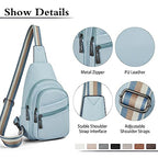 Sling Bag Crossbody Bags (Blue)
