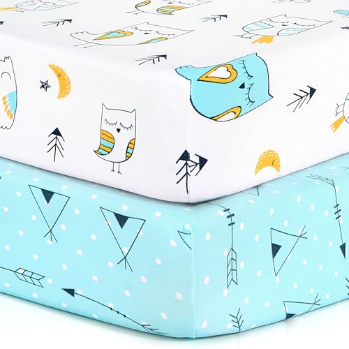 Pack n Play Sheets (Arrow Owl / 38X26 Inch)