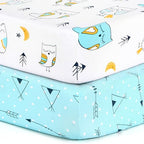 Pack n Play Sheets (Arrow Owl / 38X26 Inch)