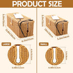 2PCS Cable Management Box (13.0" (L) x 5.5" (W) x 5.1" (H) - 2 Pack)