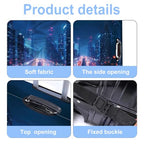 City Night Luggage Cover Washable Suitcase Protector Anti (City Night / L(28-30inch suitcase))