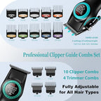 001 & 977 Hair Clipper and Trimmer Set for Men (001+977 2 in 1 Black)