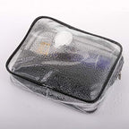 Set of 9 Clear Makeup Bags