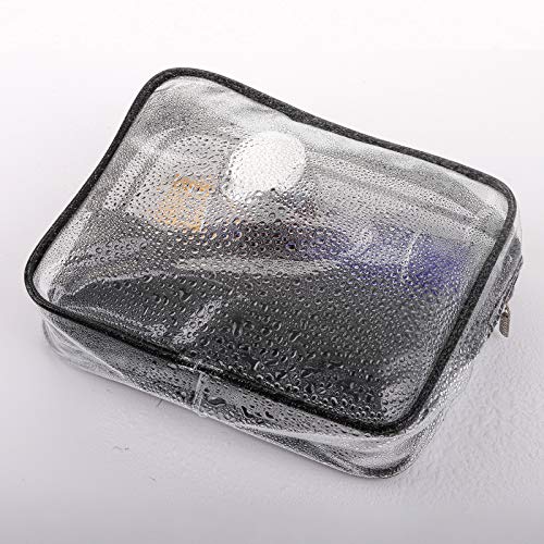 Set of 9 Clear Makeup Bags