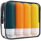 Travel Bottles for Toiletries (Orange)